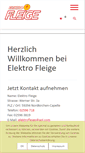 Mobile Screenshot of elektro-fleige.de